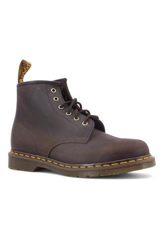 DR. MARTENS Anfibio Crazy Horse Stivaletto Uomo Dark Brown 101-27761201