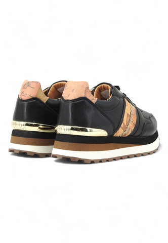 ALVIERO MARTINI 1° CLASSE Running Lamè Sneaker Donna Black Beige 20110289