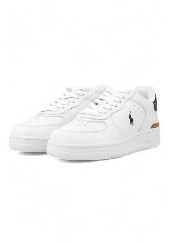 POLO RALPH LAUREN Basket Ox Sneaker Donna White Navy 809891791004D