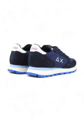 SUN68 Running Ally Sneaker Donna Navy Blue Z44201