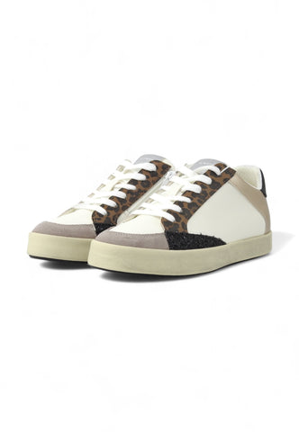 GEOX Blomiee Suede Sneaker Donna White Mud D466HI05422C1RL6