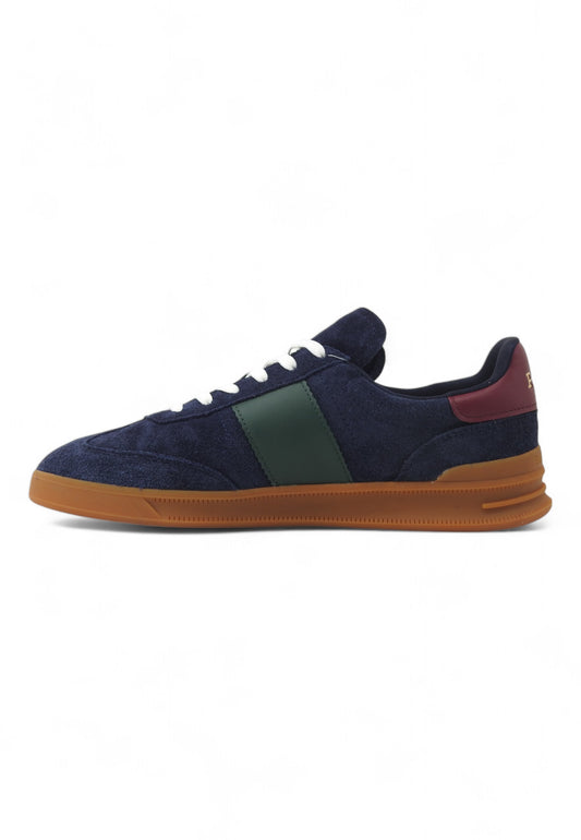 POLO RALPH LAUREN Suede Sneaker Uomo Navy Multi 809954903002