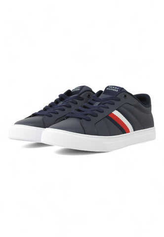 TOMMY HILFIGER Icon Court Stripes Sneaker Uomo Desert Sky FM0FM05163