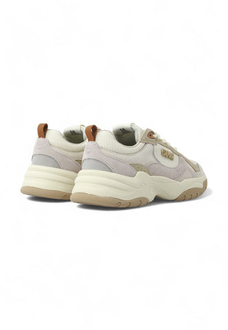 COLMAR Running Suede Sneaker Donna White Sand TESSCLOUD096