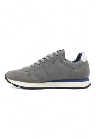 SUN68 Running Tom Solid Sneaker Uomo Grigio Medio Z44101