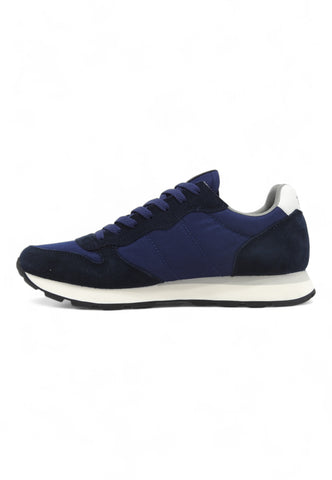 SUN68 Running Tom Solid Sneaker Uomo Navy Blue Z44101