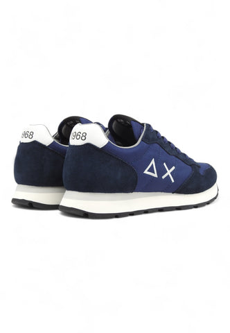 SUN68 Running Tom Solid Sneaker Uomo Navy Blue Z44101