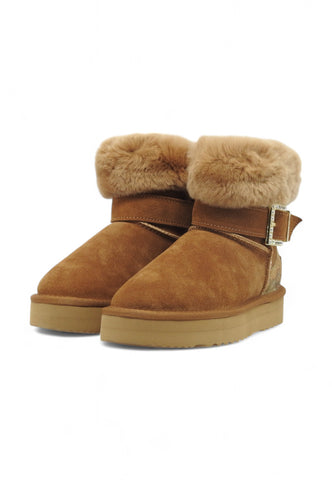 ALVIERO MARTINI 1° CLASSE Mod Ugg Stivaletto Donna Natural 0952417H