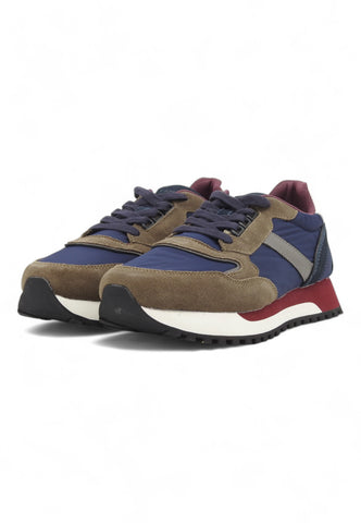 CAFENOIR Running Suede Sneaker Uomo Taupe Multi PC6434