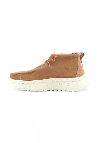 HEY DUDE Running Wendy Peak Hi Suede Sneaker Donna Chestnut 41951-211