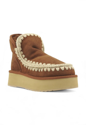 MOU Mini Eskimo Bot Stivaletto Donna Cognac MU.FW681000A