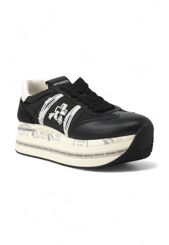 PREMIATA Running Sneaker Donna Black White BETH-6953