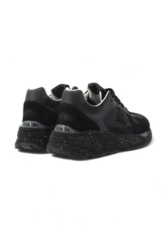 PREMIATA Running Suede Sneaker Donna Black MASED-7094