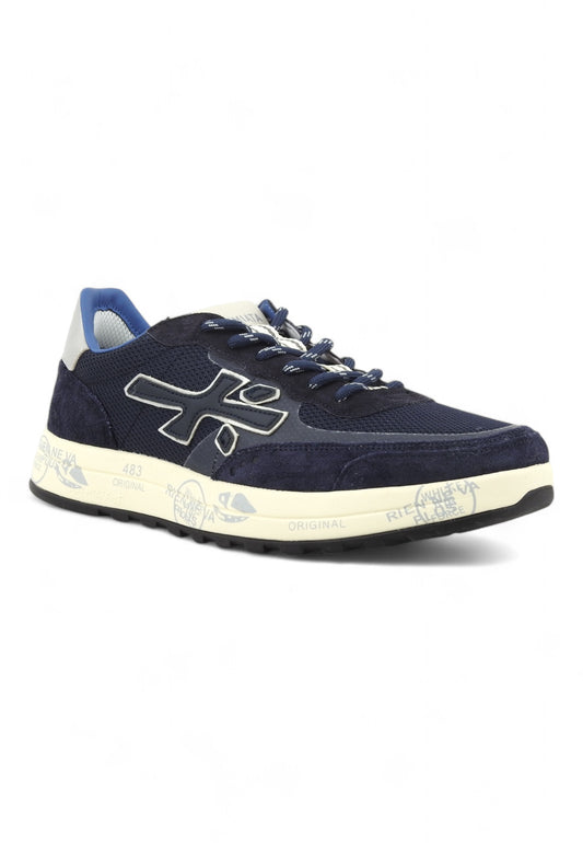 PREMIATA Running Suede Sneaker Uomo Blue NOUS-6857