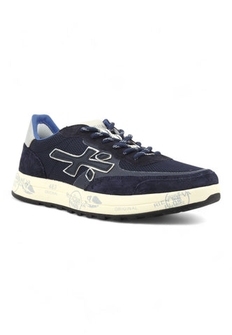 PREMIATA Running Suede Sneaker Uomo Blue NOUS-6857