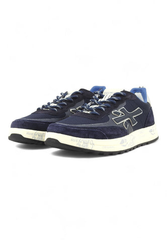 PREMIATA Running Suede Sneaker Uomo Blue NOUS-6857