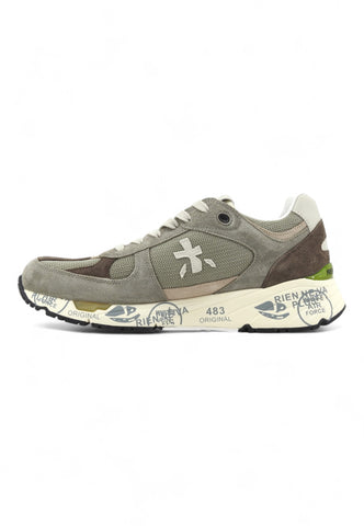 PREMIATA Running Suede Sneaker Uomo Green MASE-6627