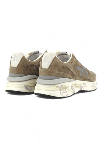 PREMIATA Running Suede Sneaker Uomo Grey Brown MOERUN-6891