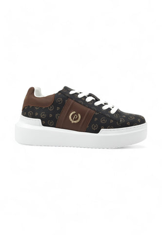 POLLINI Sneaker Donna Black Brown TA15484G0LQ1100D