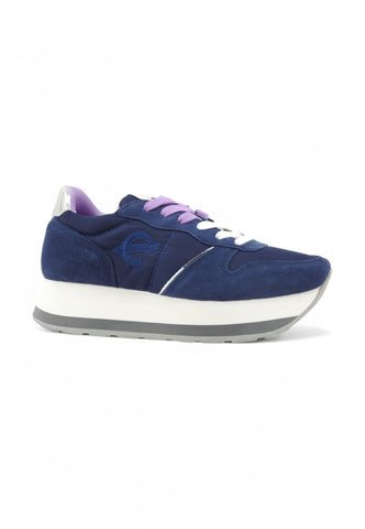 CAFENOIR Running Suede Sneaker Donna Blu DL6000