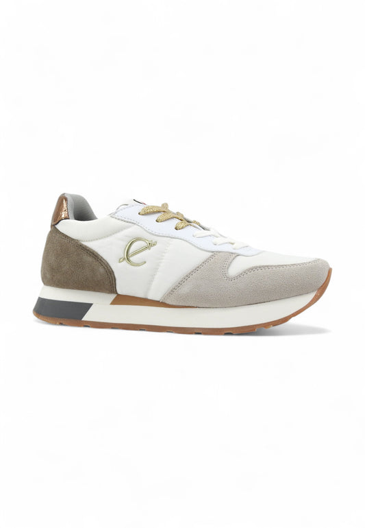 CAFENOIR Running Suede Sneaker Donna Multi Taupe DB6001