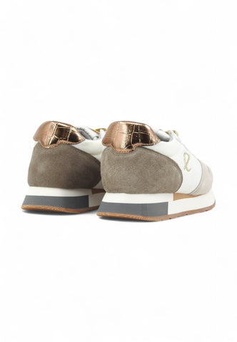 CAFENOIR Running Suede Sneaker Donna Multi Taupe DB6001