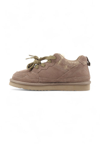 CAFENOIR Suede Sneaker Donna Taupe DR6026