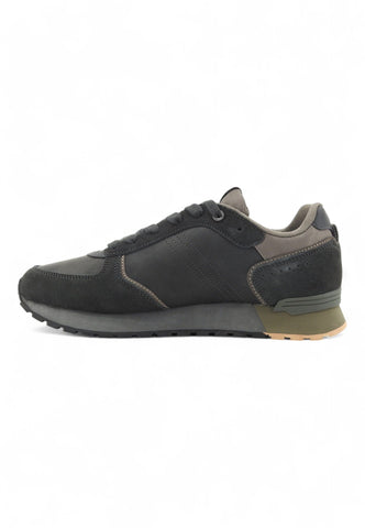 COLMAR Running Suede Sneaker Uomo Anthracite Green TRAVISBOOST014