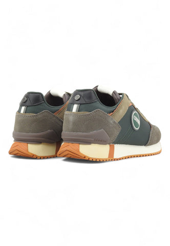 COLMAR Running Suede Sneaker Uomo Green Orange TRAVISPLUSSHADES022