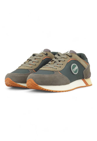 COLMAR Running Suede Sneaker Uomo Green Orange TRAVISPLUSSHADES022