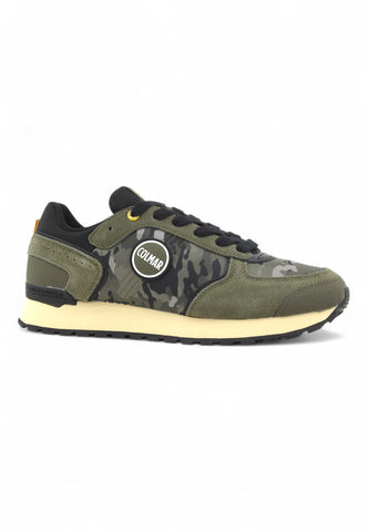 COLMAR Running Suede Sneaker Uomo Military Black Yellow TRAVISCAMU028