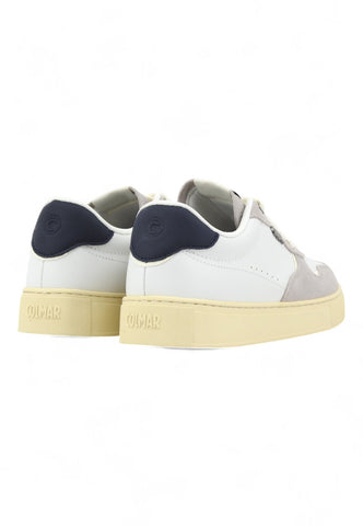 COLMAR Suede Sneaker Uomo White Navy TOKYOPLAIN040