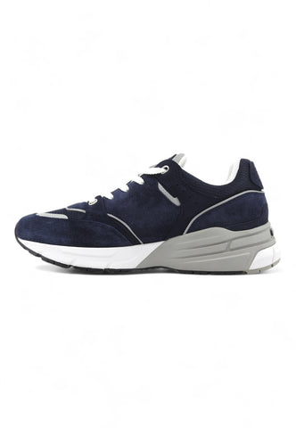 RALPH LAUREN Running Suede Sneaker Uomo Blue 809944590002