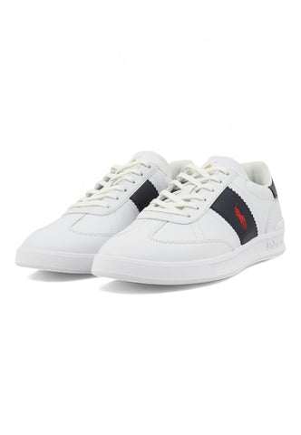 RALPH LAUREN Sneaker Uomo White Navy Red 809954593001