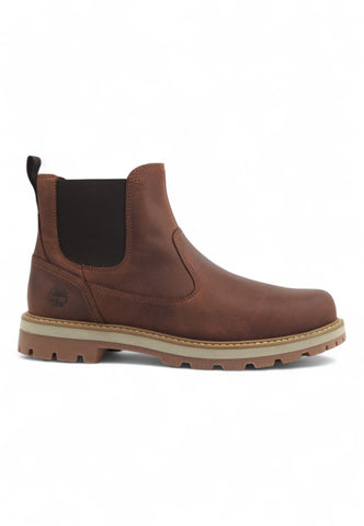 TIMBERLAND Britton Road Mid Chelsea Boot Stivaletto Uomo Rust Full Grain TB0A6A4W