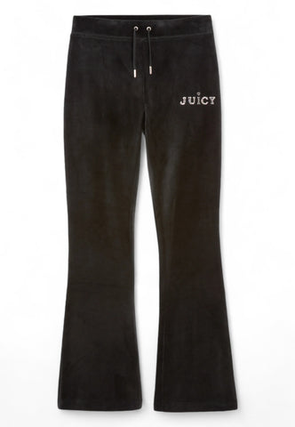 JUICY COUTURE Felpa Logo Cuore Pantaloni Lunghi Donna Nero REGAL423