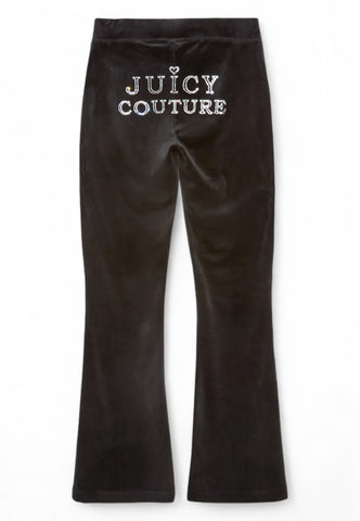 JUICY COUTURE Felpa Logo Cuore Pantaloni Lunghi Donna Nero REGAL423