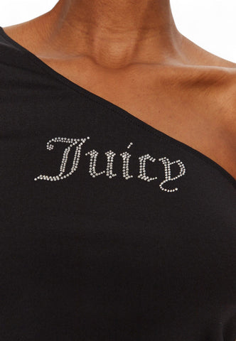 JUICY COUTURE Top Monospalla Donna Nero NELLA70434