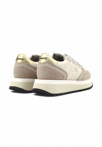 SUN68 Running Big Ally Solid Sneaker Donna Beige Z44216