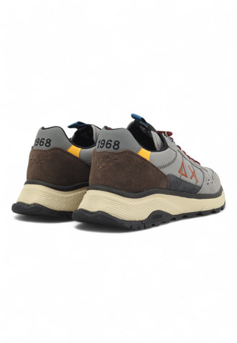 SUN68 Fire And Lamping Sneaker Uomo Grigio Z44128