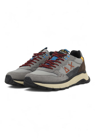 SUN68 Fire And Lamping Sneaker Uomo Grigio Z44128