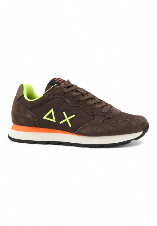 SUN68 Sneaker Tom Fluo Sneaker Uomo Marrone Z44102