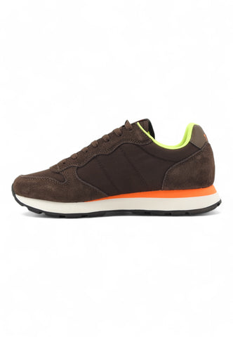 SUN68 Sneaker Tom Fluo Sneaker Uomo Marrone Z44102