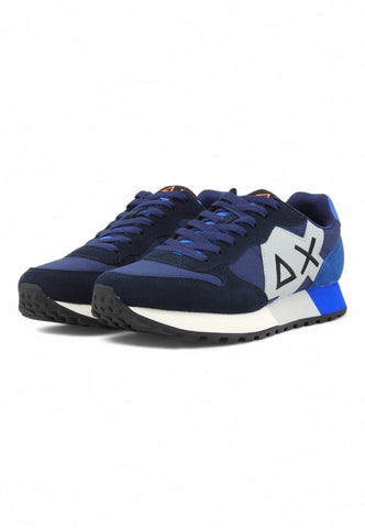 SUN68 Running Jacky Solid Sneaker Uomo Blu Z44113