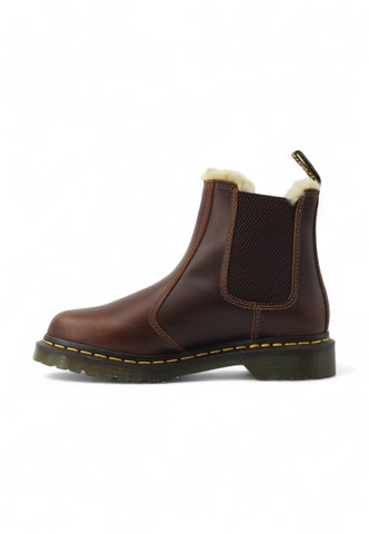 DR. MARTENS Polacco Smooth Pelo Interno Stivaletto Donna Marrone 2976-LEONORE-23898243