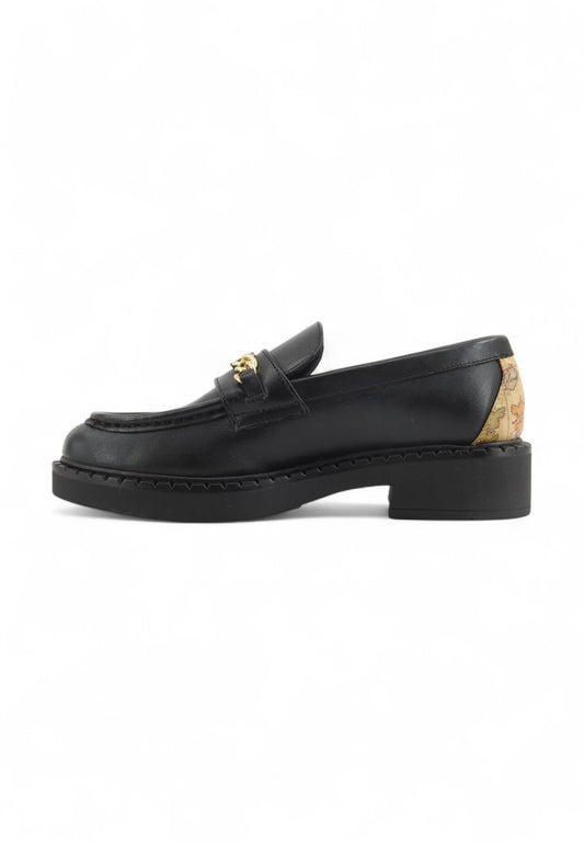 ALVIERO MARTINI 1° CLASSE Retro Geo Mocassino Donna Nero 0922578B