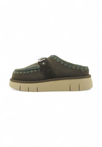 MOU Bounce Clog Metal Ciabatta Donna Verde MU.FW531001A