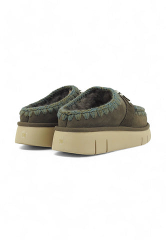 MOU Bounce Clog Metal Ciabatta Donna Verde MU.FW531001A