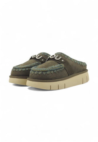 MOU Bounce Clog Metal Ciabatta Donna Verde MU.FW531001A