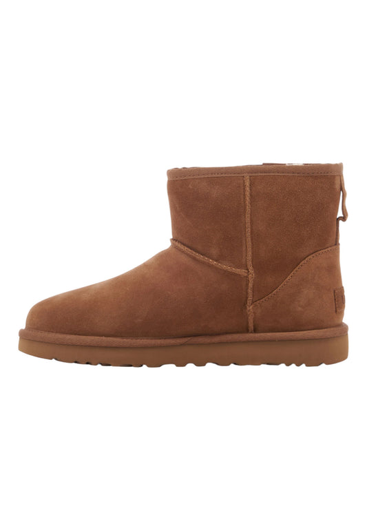 UGG Classic Mini Bailey Zip Stivaletto Pelo Chestnut 1151230-CHE-AI25